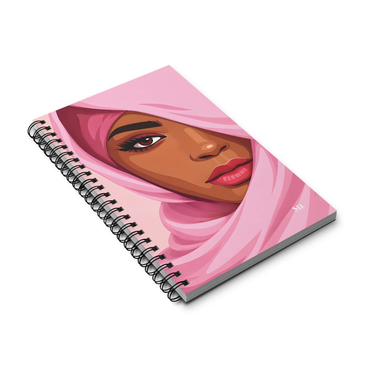 Woman in Pink Journal