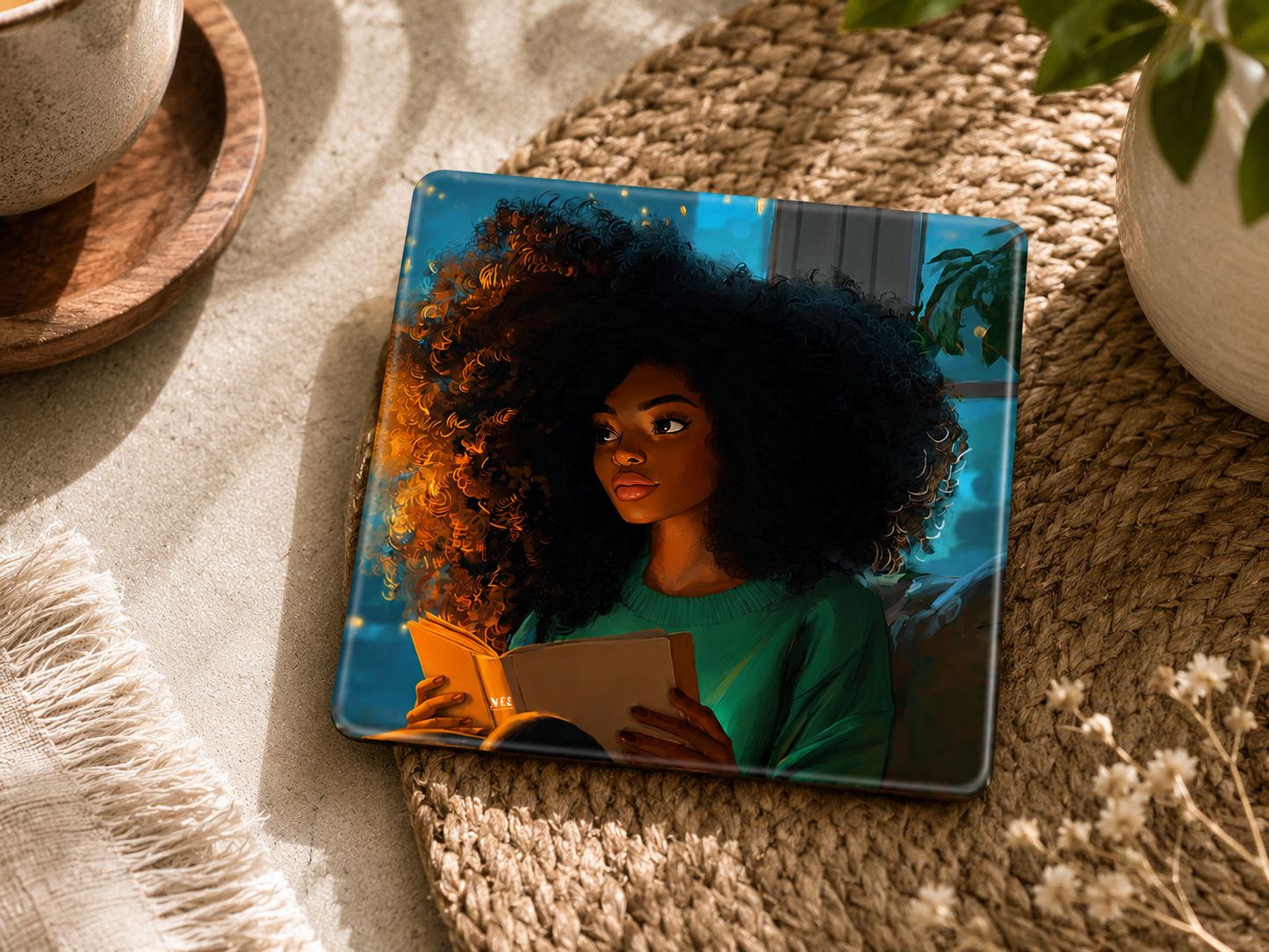 Reading Coasters, Set of 4