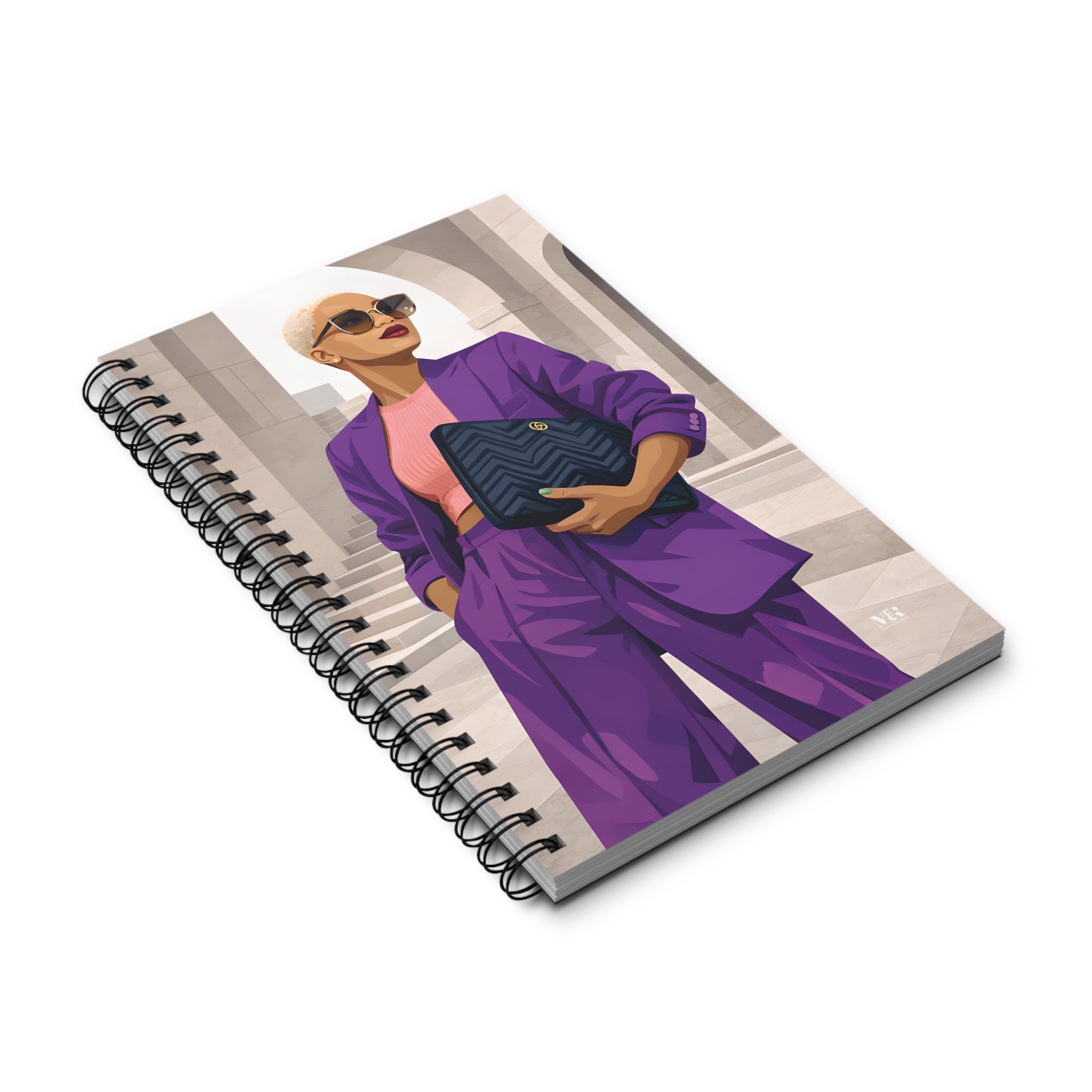 Lady in Purple Journal