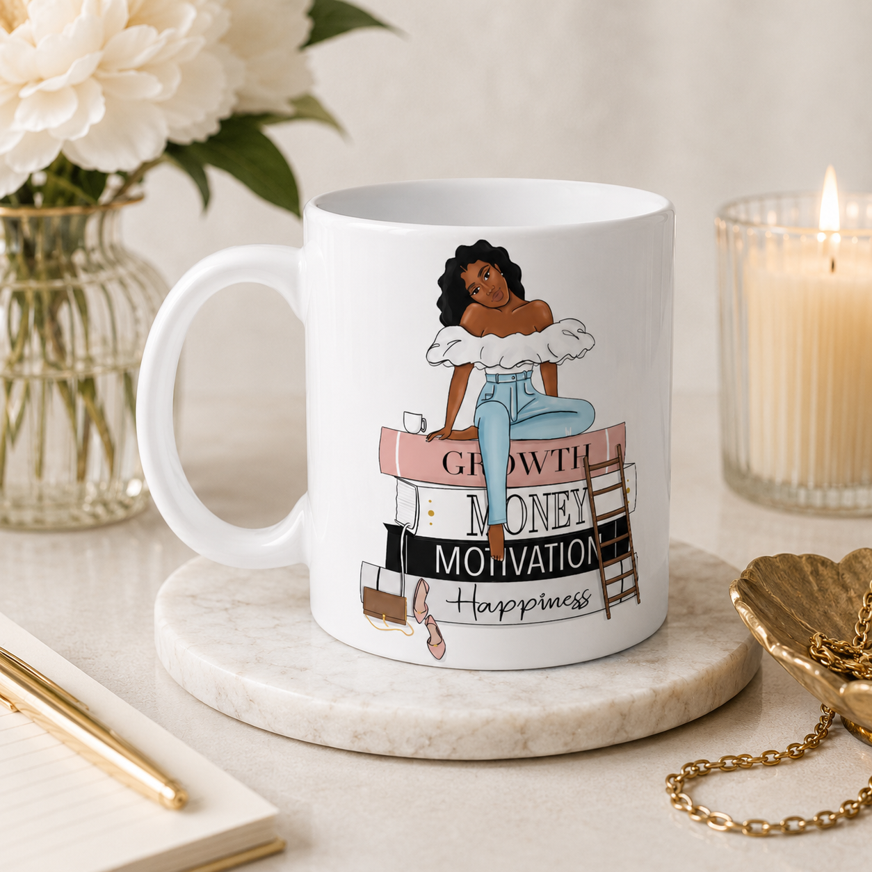 Goal Setting Woman Coffee Mug