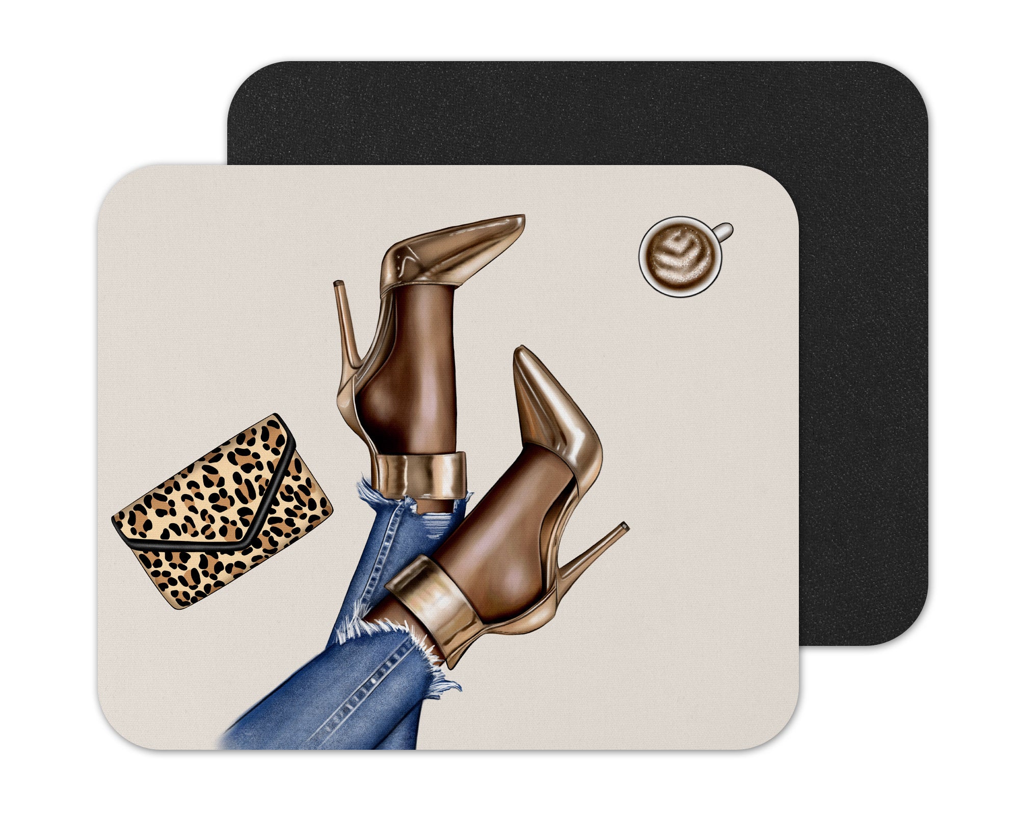 Woman Styling Mouse Pad